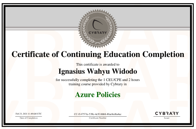 Azure Policies
