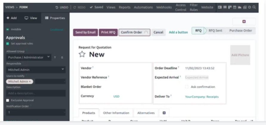 Odoo Implementation